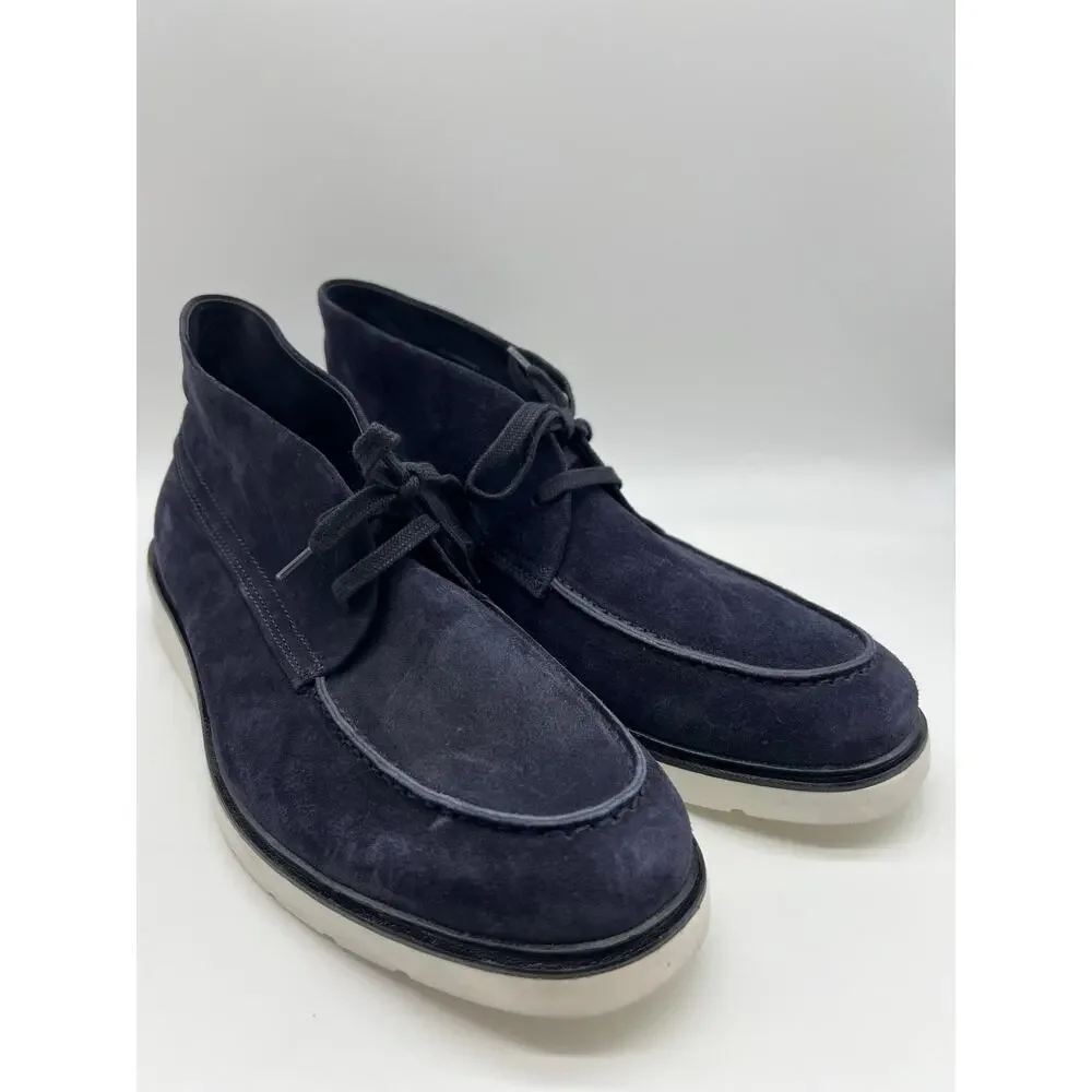Vince Wayde Suede Chukka Boot Coastal Navy Men's Size 10.5M